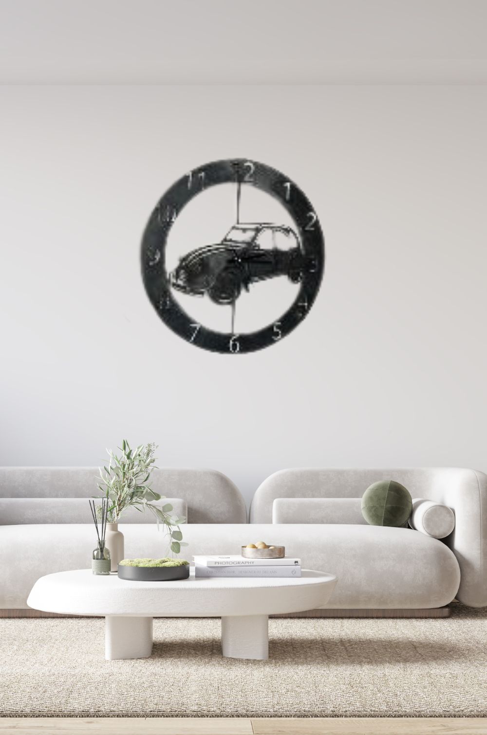 AR0323 Pendule 2CV