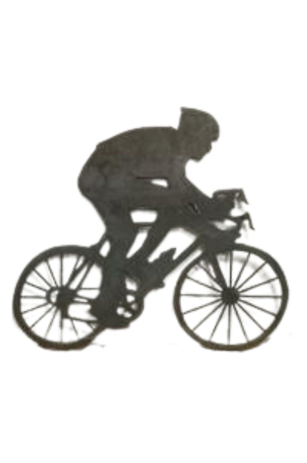 AR0464-1 Découpe plasma Cycliste 46X41 cm