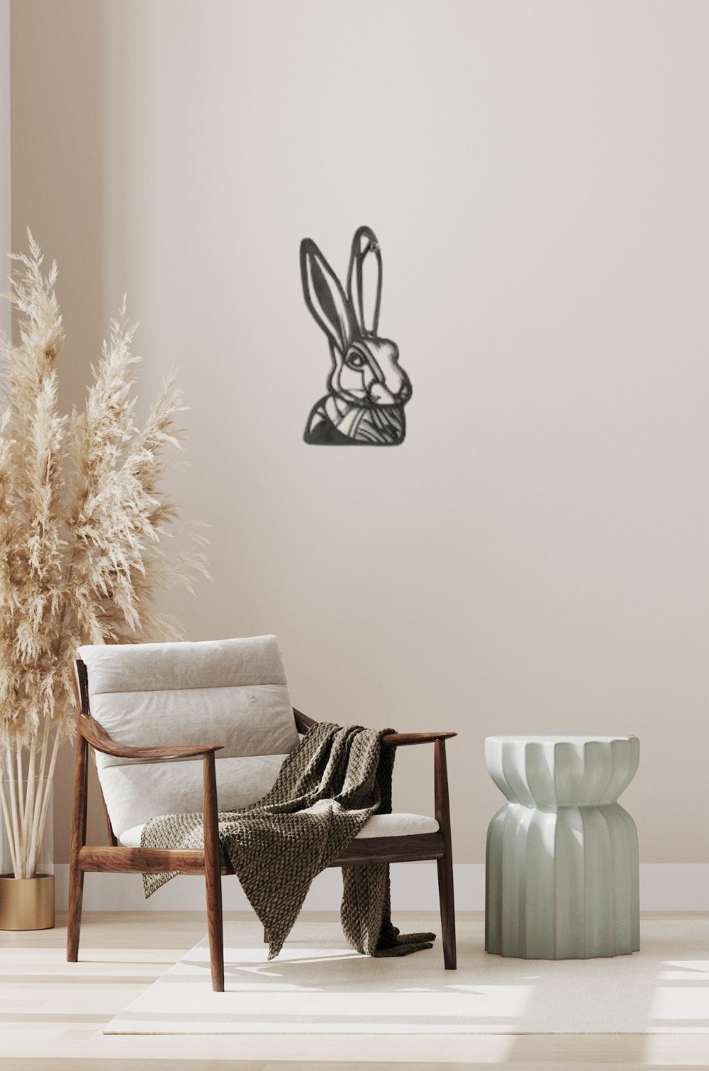 AR0599 Découpe plasma Tête de lièvre