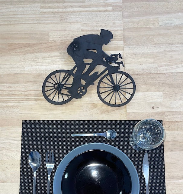 Dessous de plat Cycliste