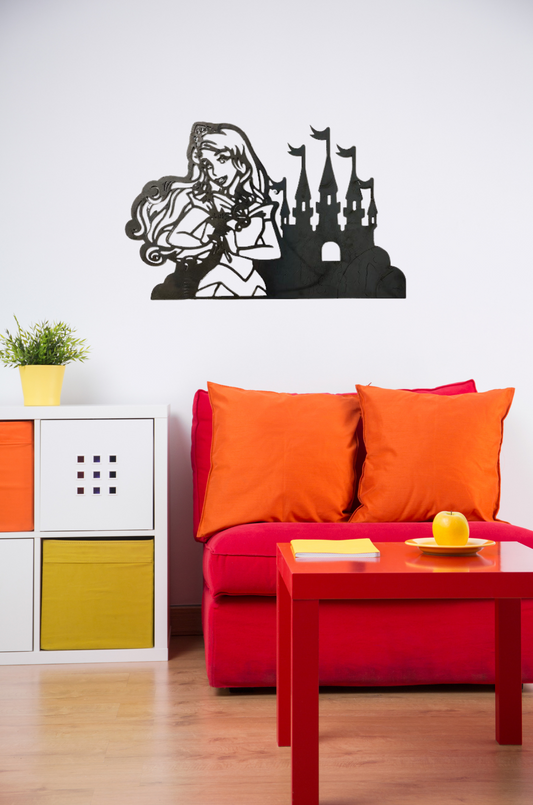 AR0049-1 Découpe plasma Princesse 40x26 cm