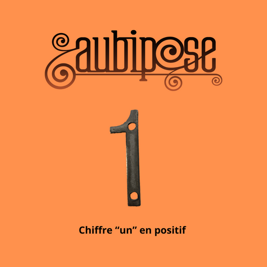 AR0801-1 Découpe plasma Chiffre 1