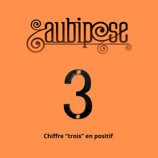 AR0801-3 Découpe plasma Chiffre 3