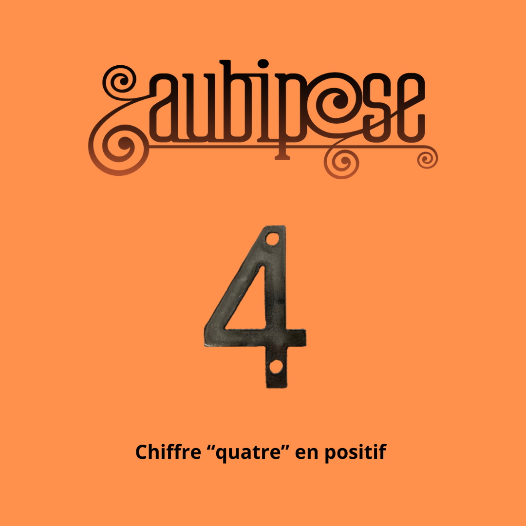 AR0801-4 Découpe plasma Chiffre 4