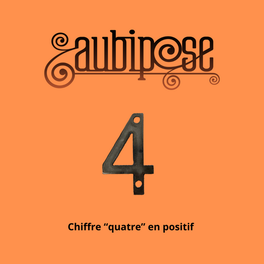 AR0801-4 Découpe plasma Chiffre 4