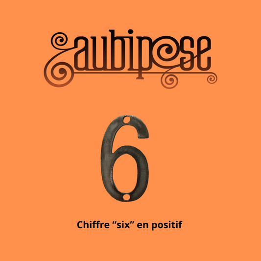 AR0800-6 Découpe plasma Chiffre 6