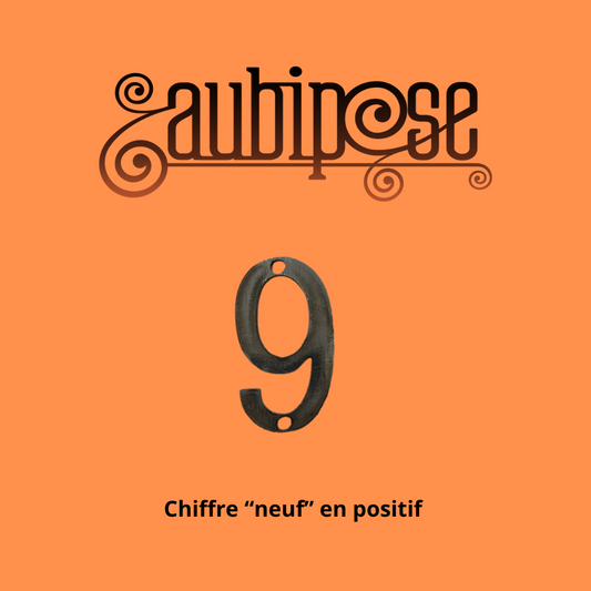 AR0801-9 Découpe plasma Chiffre 9