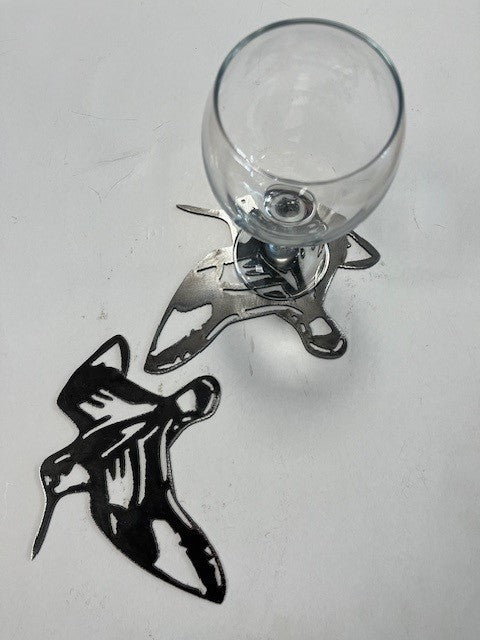 Lot de 6 dessous de verre Bécasse