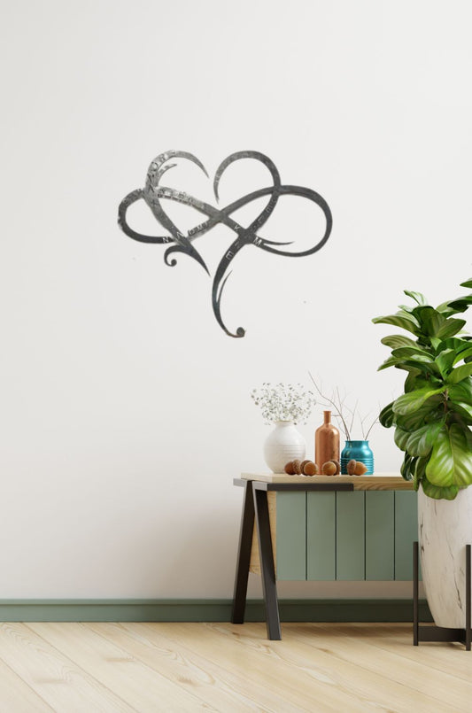 Découpe plasma Cœur infini personnalisable