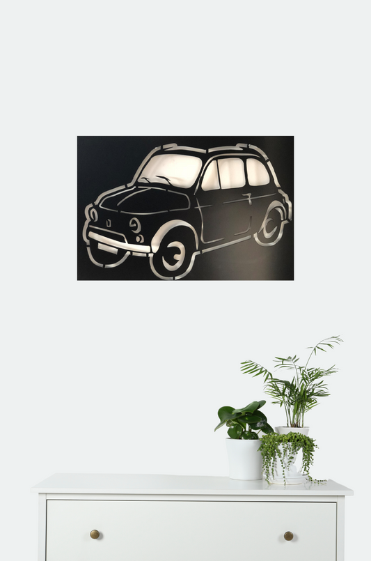 AR0135-1 Découpe plasma Fiat 500 négatif