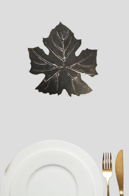 AR0385 Dessous de plat Feuille de vigne