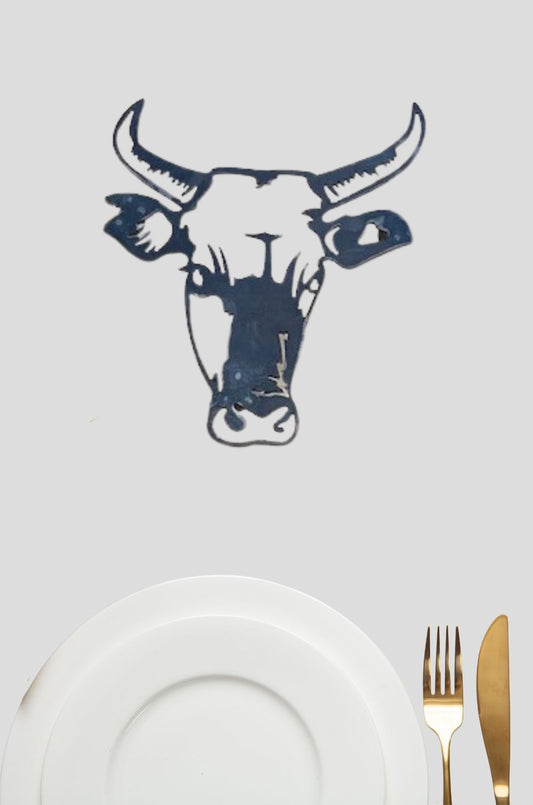 AR0491 Dessous de plat Tête de Taureau