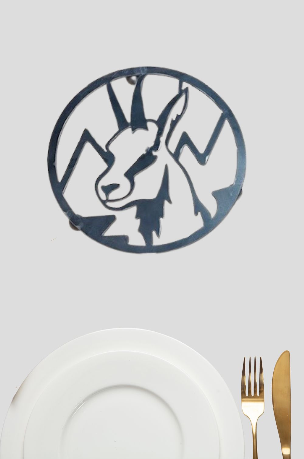 Dessous de plat Chamoix négatif