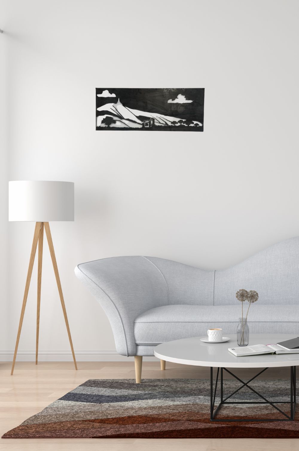 AR0015 Découpe plasma Ventoux négatif 100X40 CM