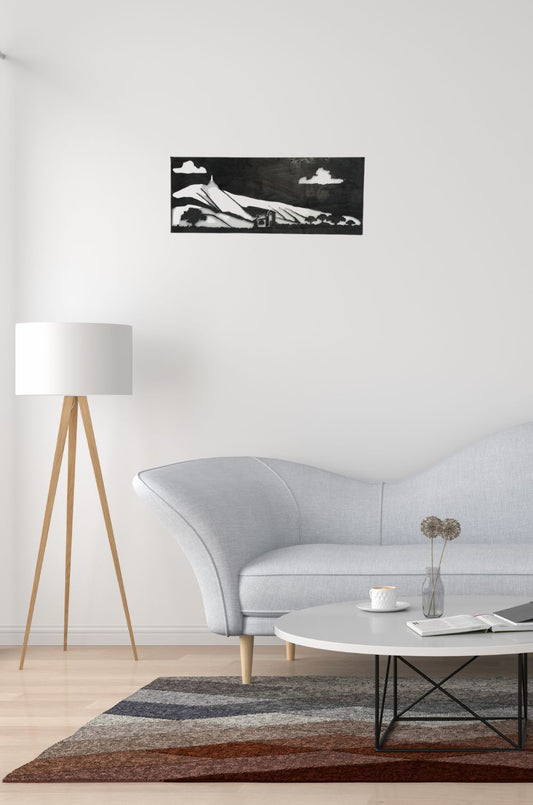 AR0015 Découpe plasma Ventoux négatif 100X40 CM