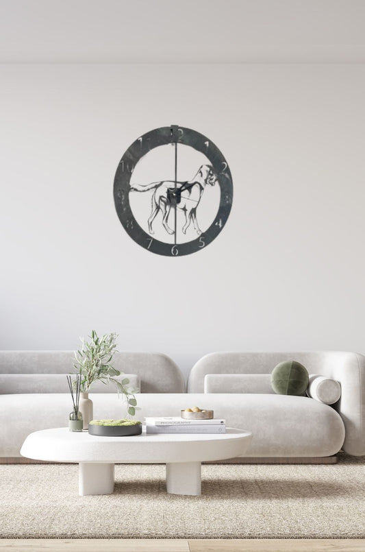 AR0295 Pendule Chien de chasse