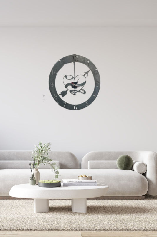 AR0325 Pendule Cœur flèche