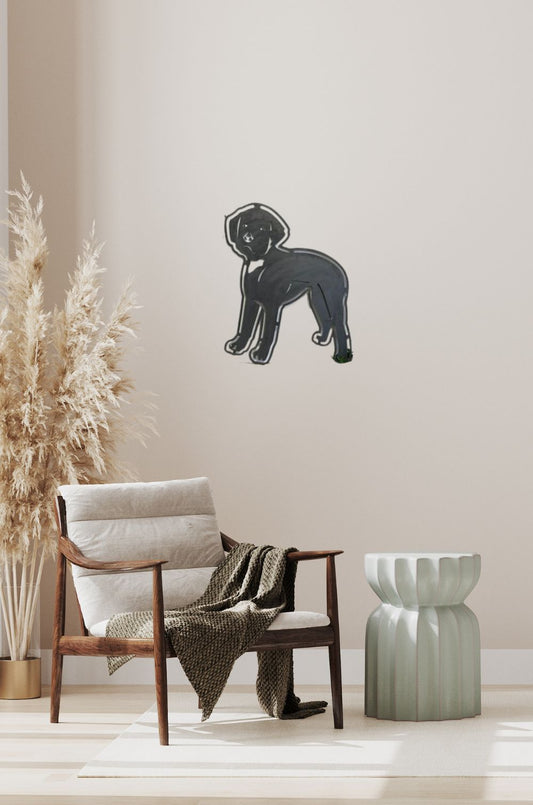 Découpe plasma Chien lagotto