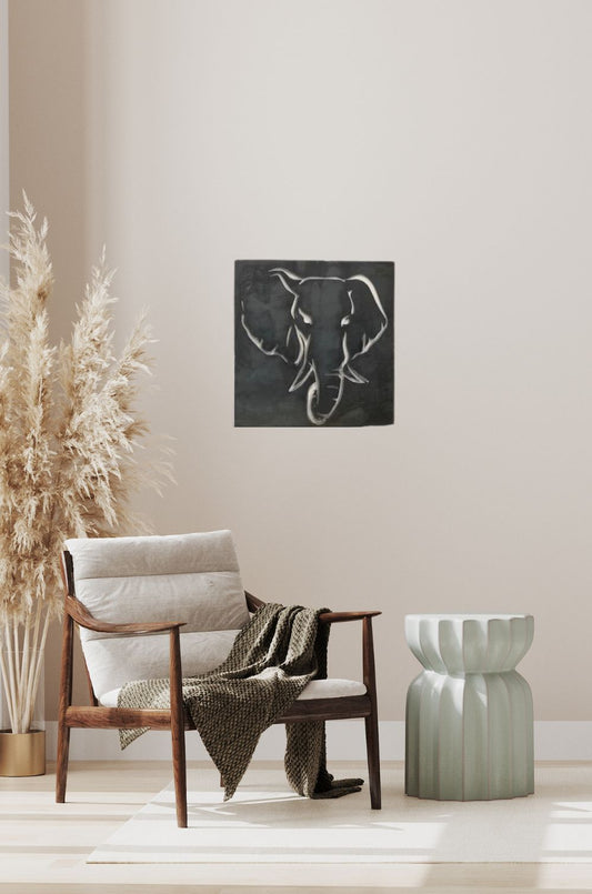 Découpe plasma Eléphant négatif