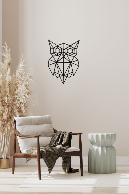 AR0062-2 Découpe plasma Hibou origami