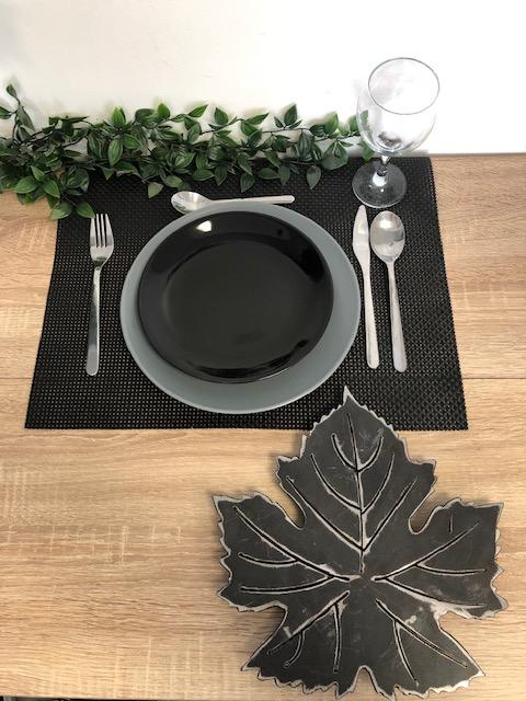 AR0385 Dessous de plat Feuille de vigne