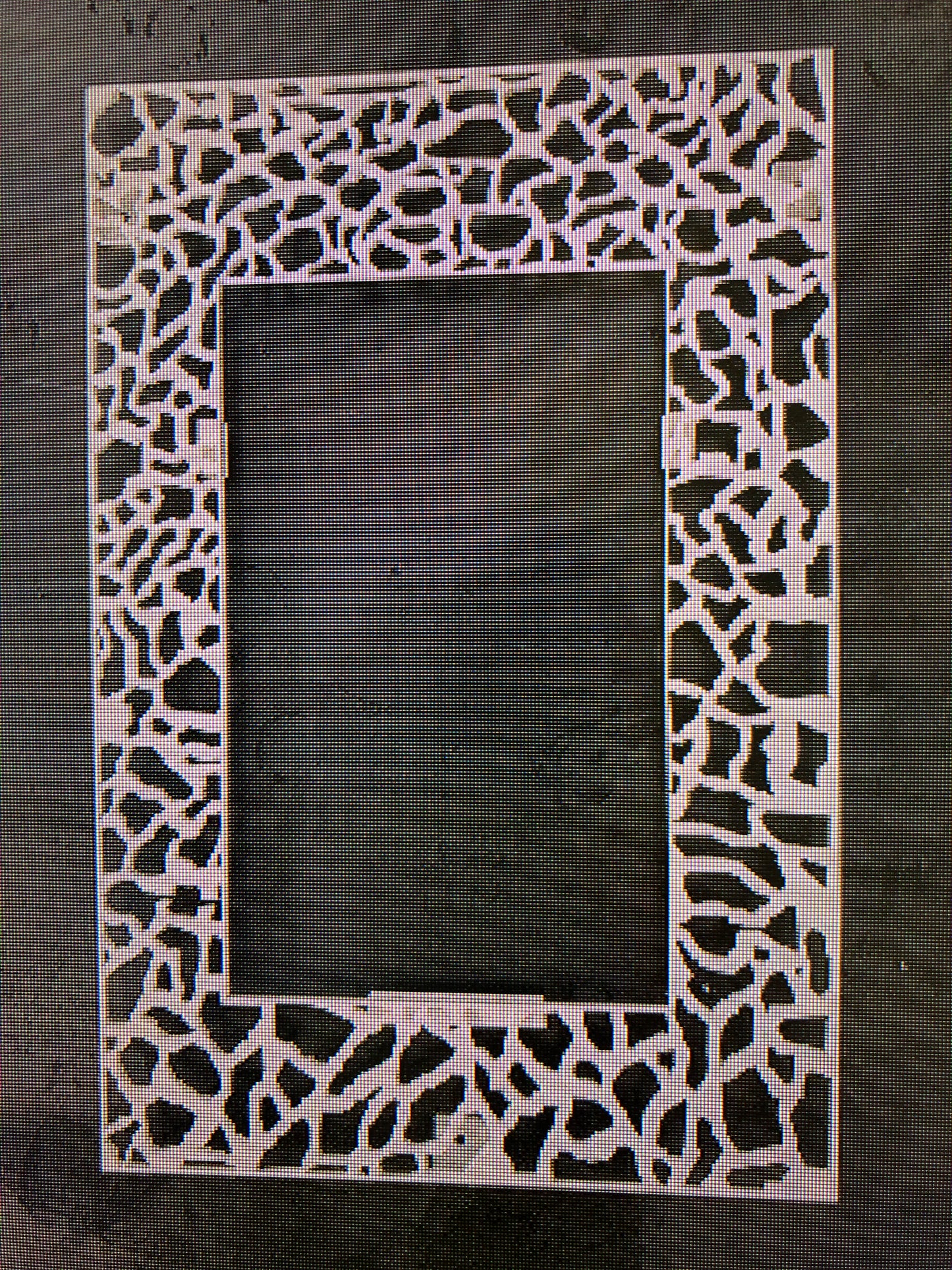 Découpe plasma Cadre miroir Mucem