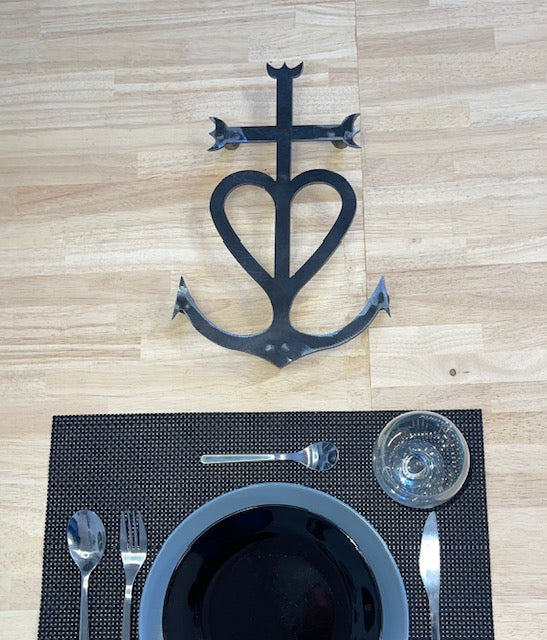 AR0489 Dessous de plat Croix de Camargue